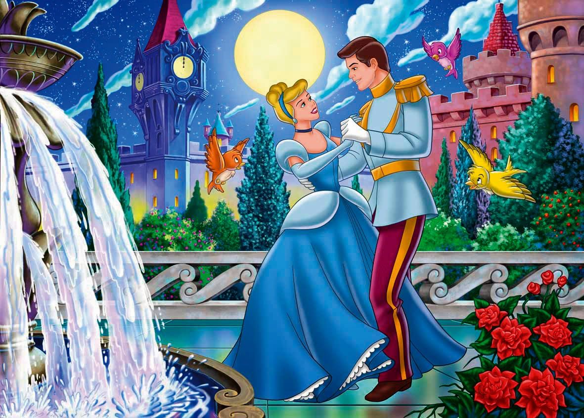 all 4u wallpaper: Disney Princess Cinderella And Disney Prince Charming love Story Picture HD Wallpaper