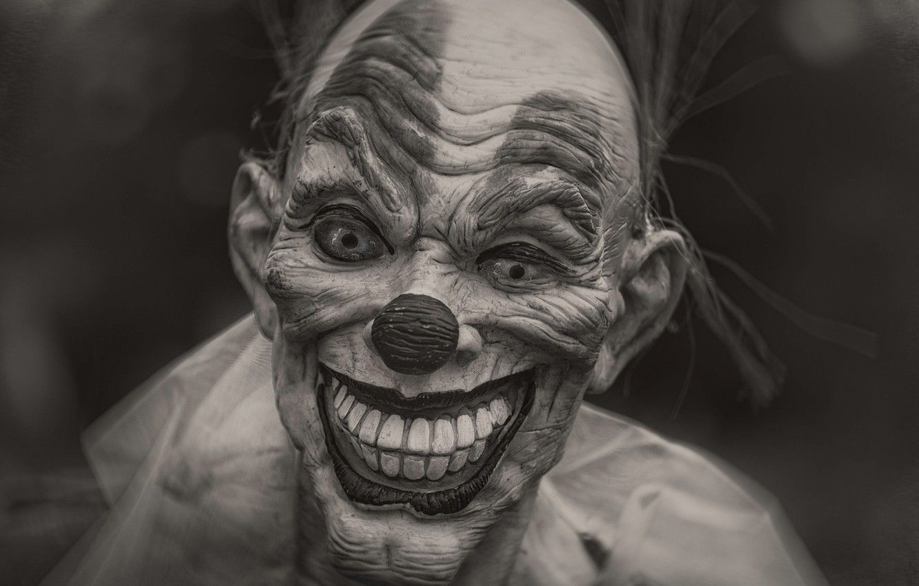 Wallpaper teeth, clown, mask, Halloween Clown image for desktop, section мужчины