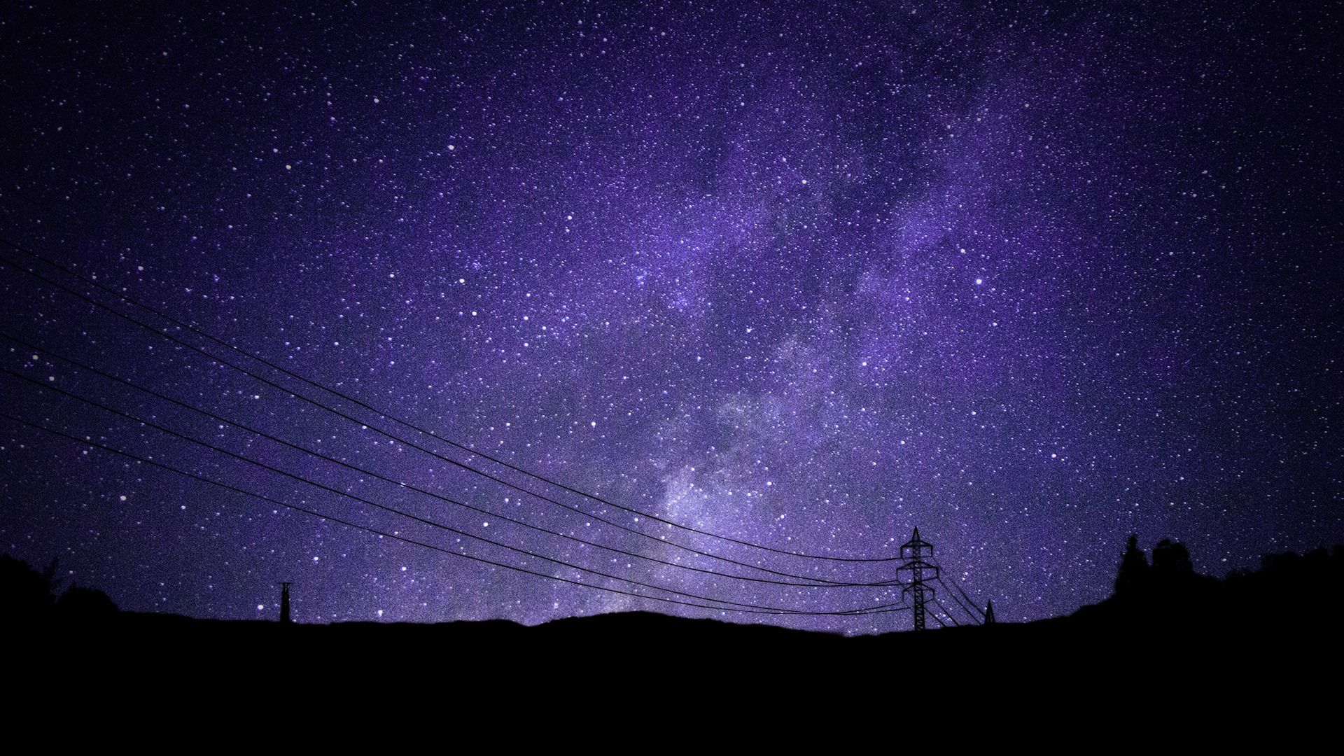 Night Galaxy Sky Background HD Wallpaper