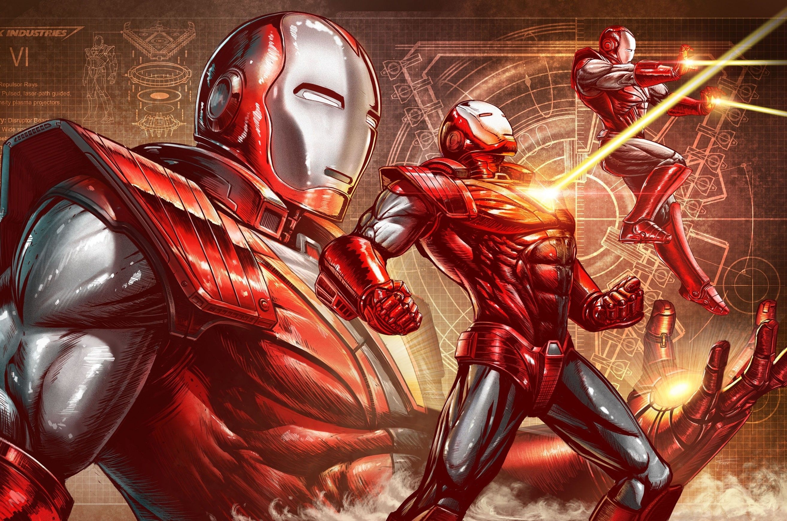Download 2628x1742 Iron Man, Marvel, Comics Wallpaper