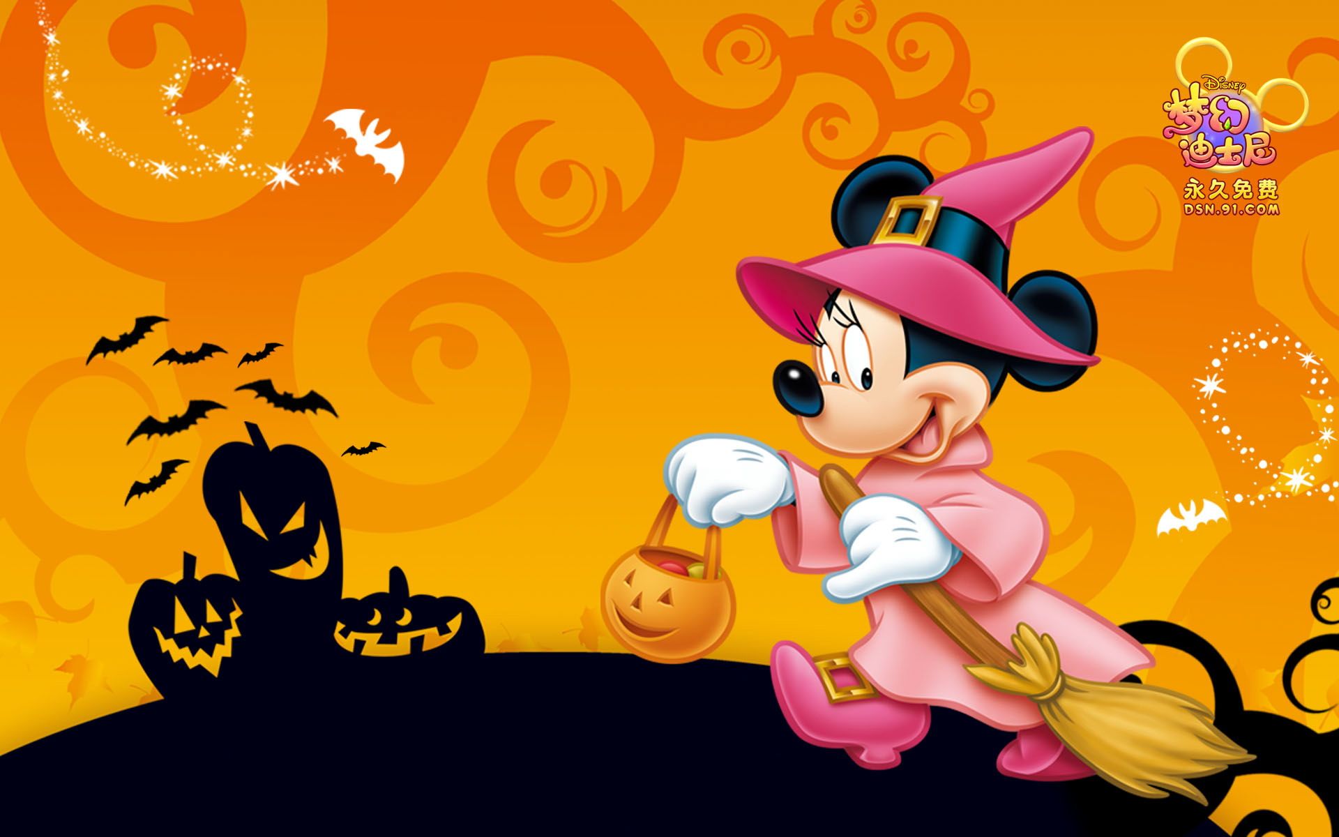 halloween #disney #mickeymouse #halloween2014. Minnie mouse background, Mickey mouse theme party, Minnie mouse halloween