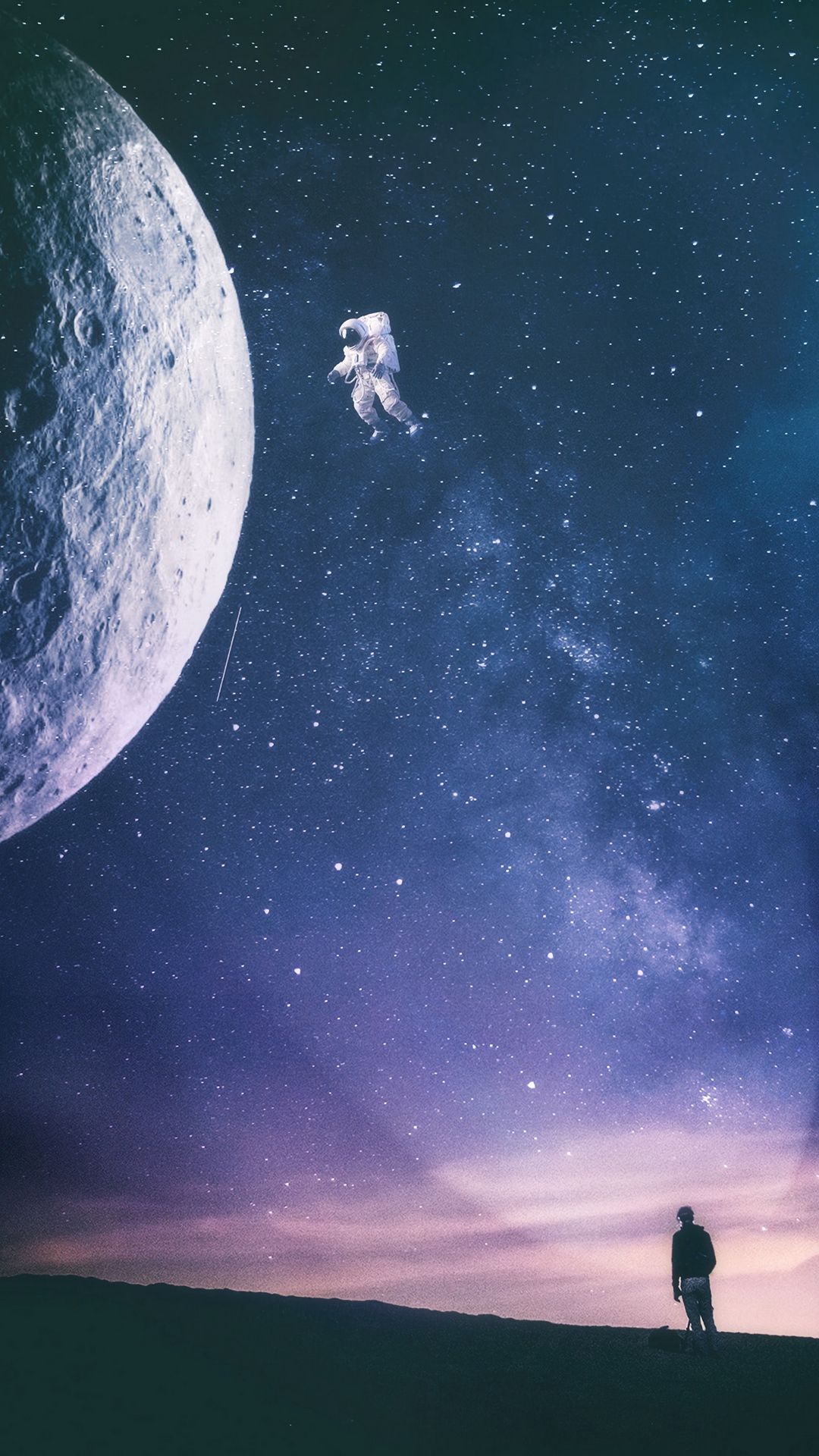 Astronaut Space Phone Wallpaper, Cool Phone Wallpaper, Wallpaper 4k Phone HD Wallpaper