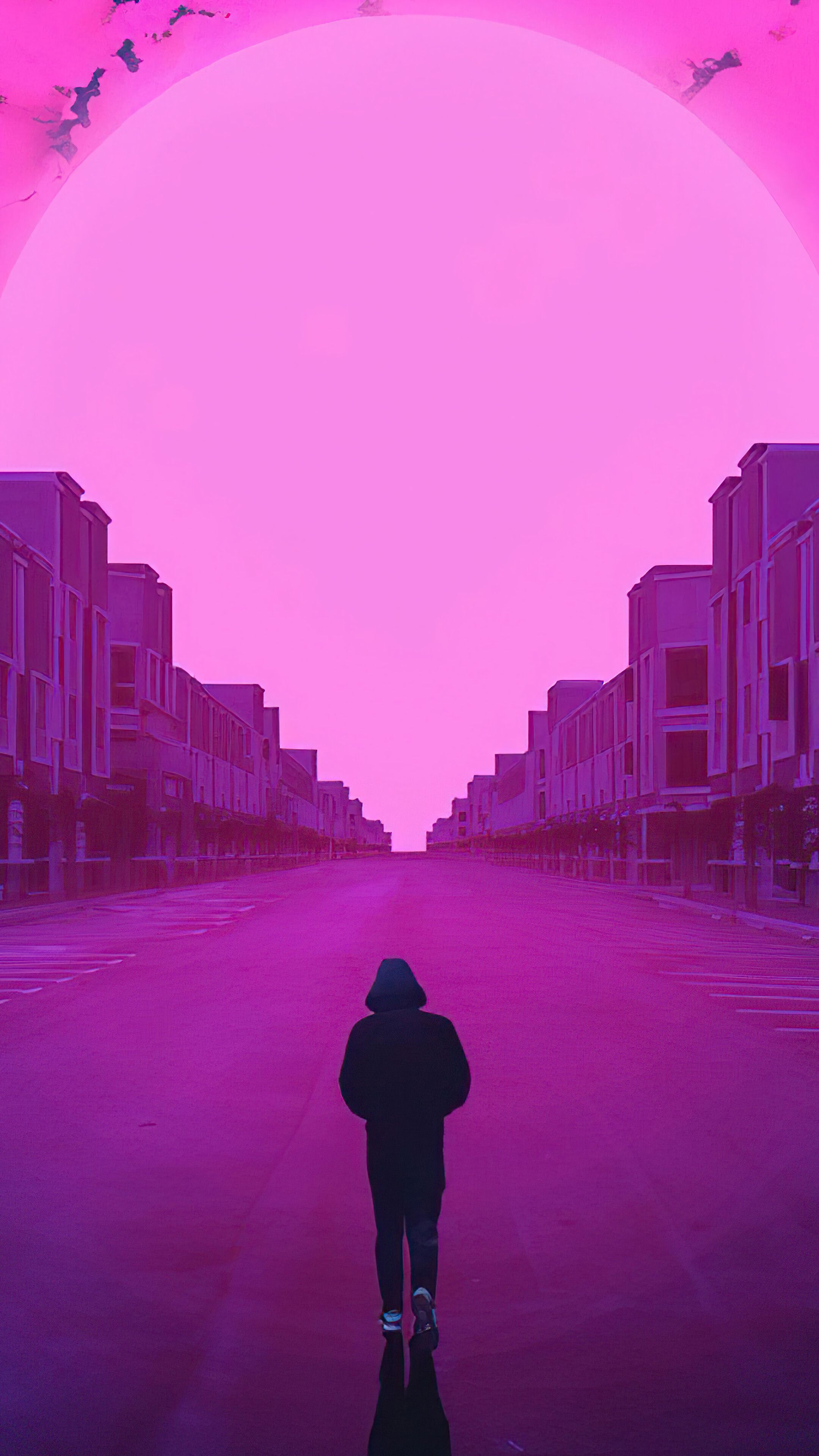 Lonely, Guy, Retrowave, Minimalist, 4K iPhone 10, 7, 6s, 6 HD Wallpaper, Image, Background, Photo and Picture. Mocah.org HD Wallpaper