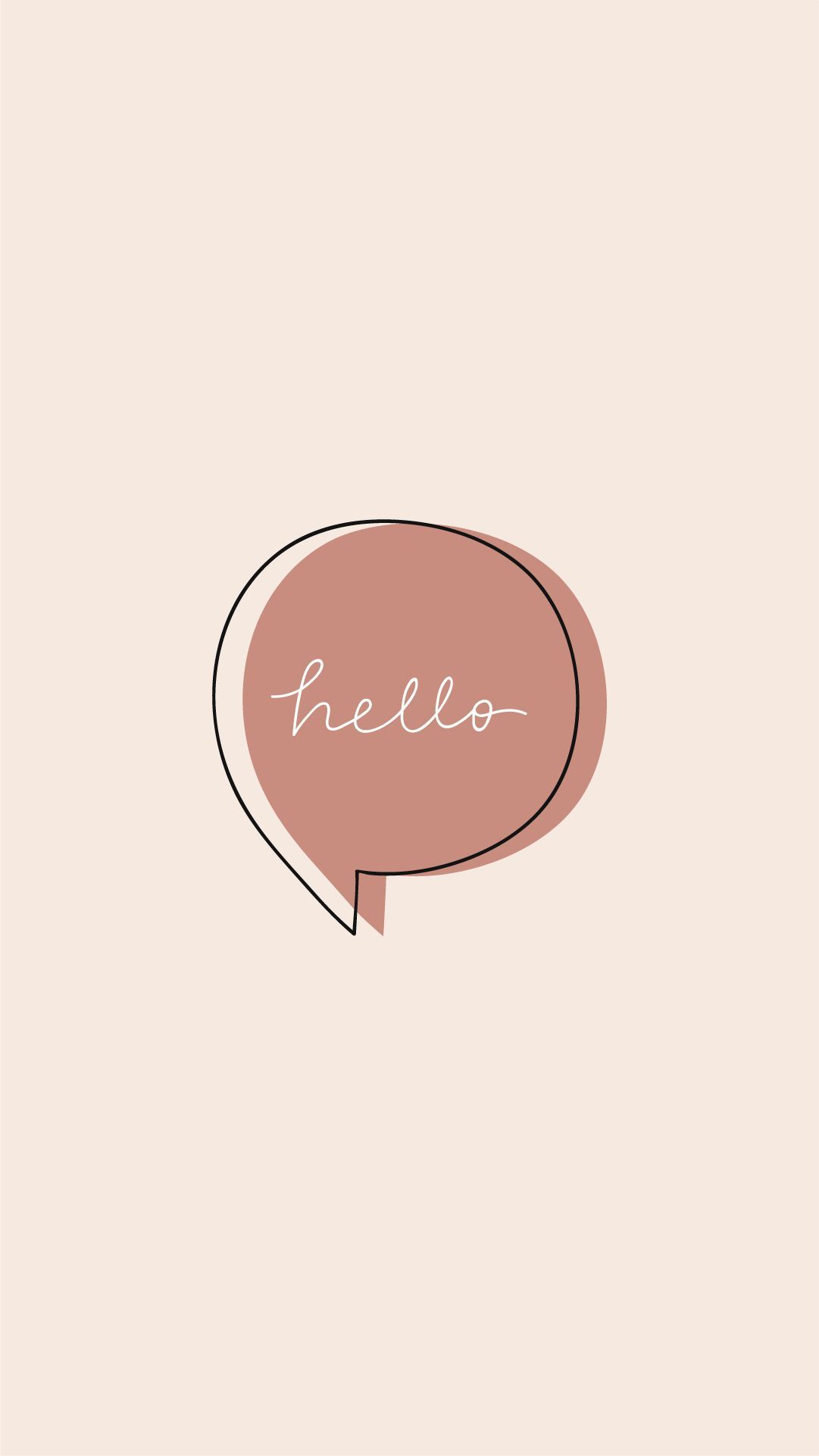 Hello Speech Bubble Vector. Fondos de colores, Disenos de unas, Iconos de instagram
