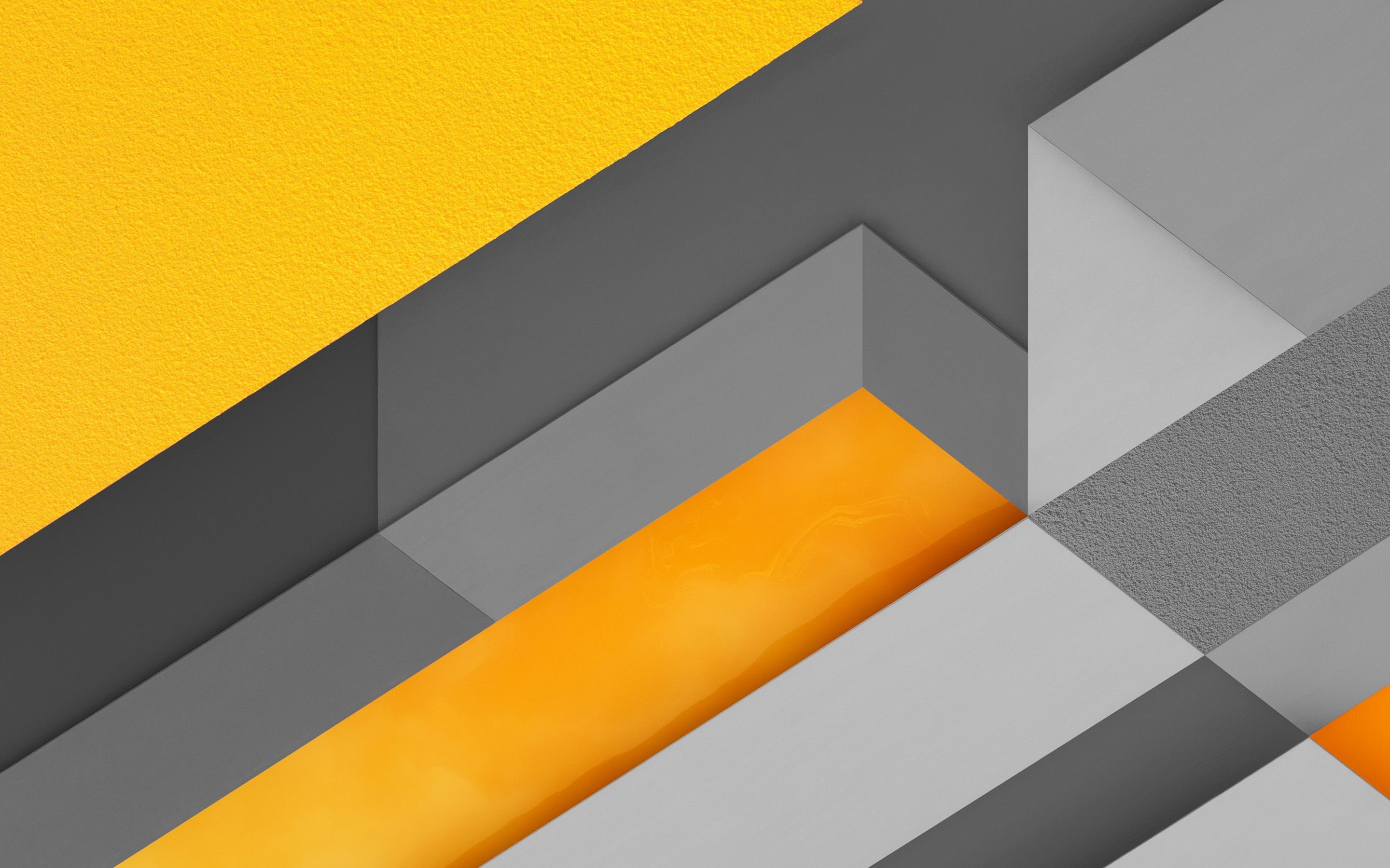 Download wallpaper 4k, material design, yellow and gray, geometric shapes, lines, lollipop, geometry, creative, strips, yellow background, abstract art for desktop with resolution 2880x1800. High Quality HD picture wallpaper