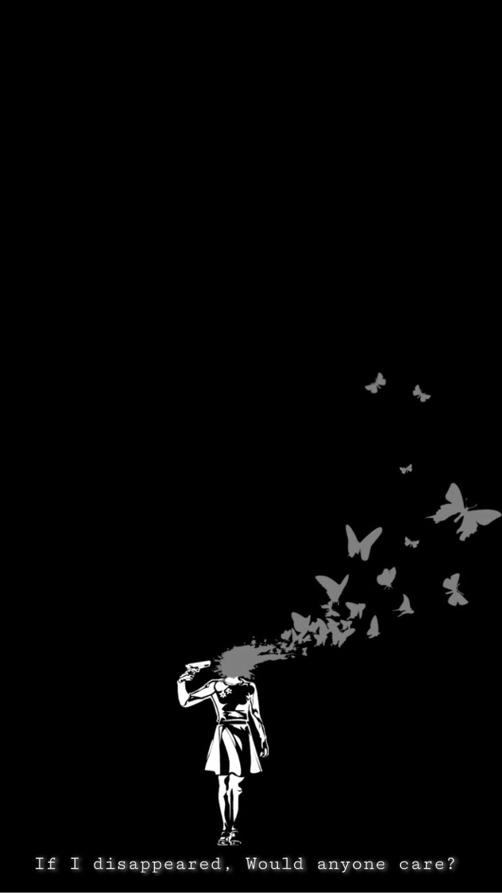Wallpaper Tumblr Black
