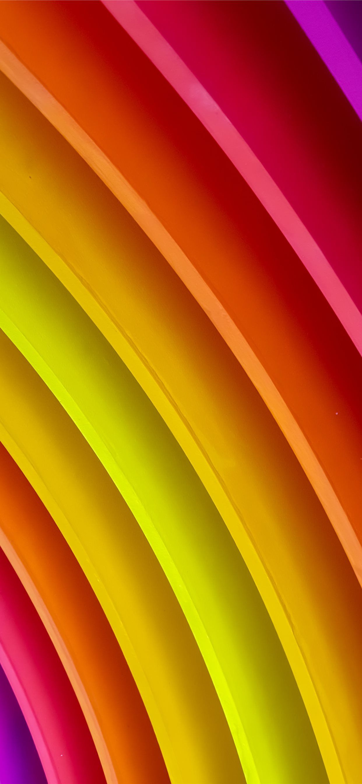 purple red and yellow rainbow column iPhone X Wallpaper Free Download