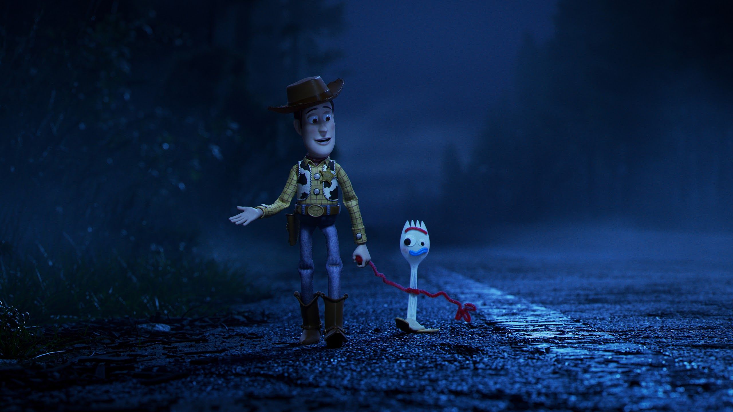 Toy Story 4 Woody and Forky 8K Wallpaper