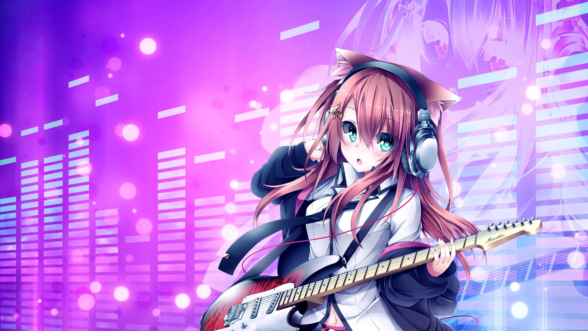 Free download Guitar Anime Girl Wallpaper HD WallpaperLepi [1920x1200] for your Desktop, Mobile & Tablet. Explore Anime Gamer Girl Wallpaper. Anime Gamer Wallpaper, Gamer Wallpaper for My Desktop