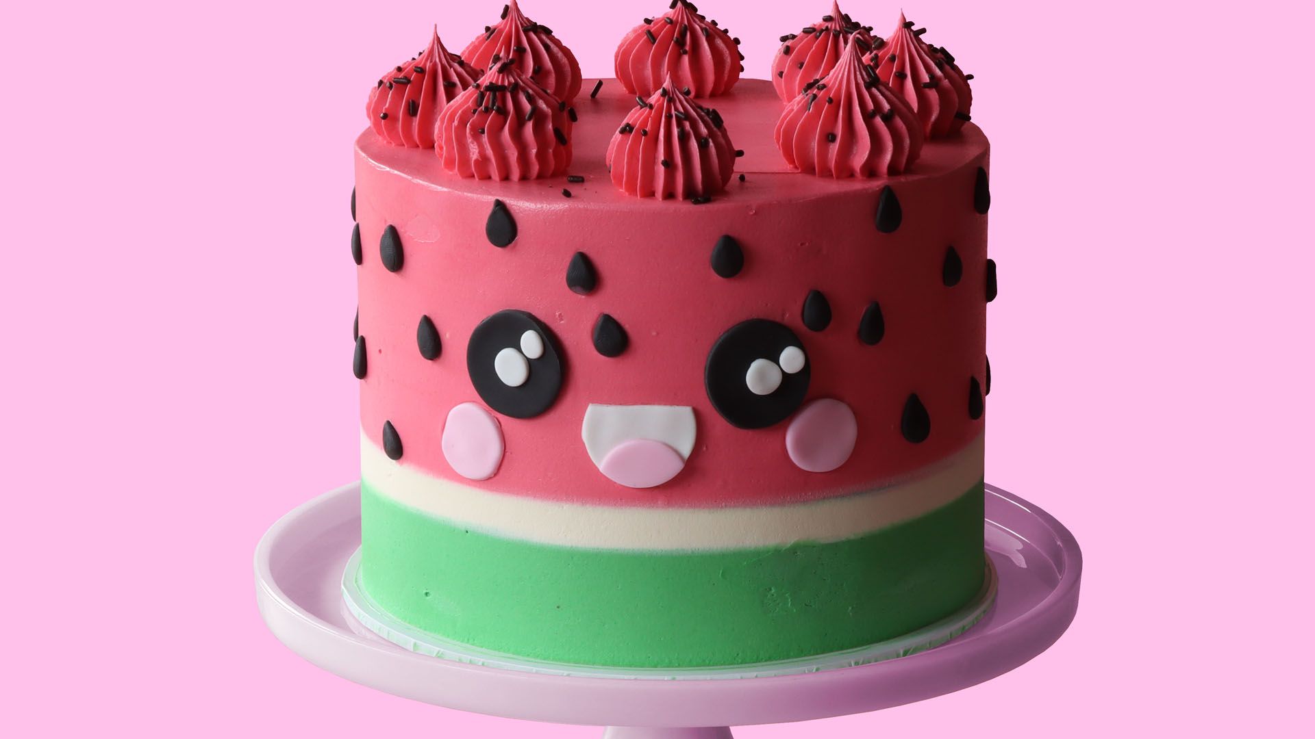 Kawaii Watermelon Cake