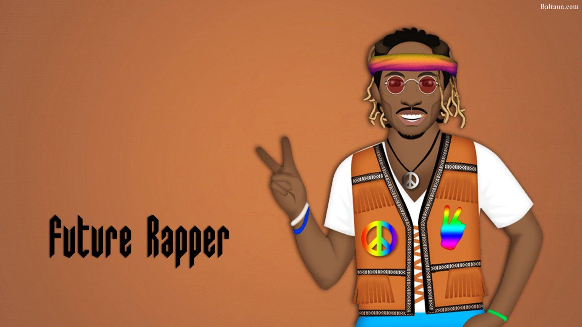 Cartoon Cool Rapper Wallpaper