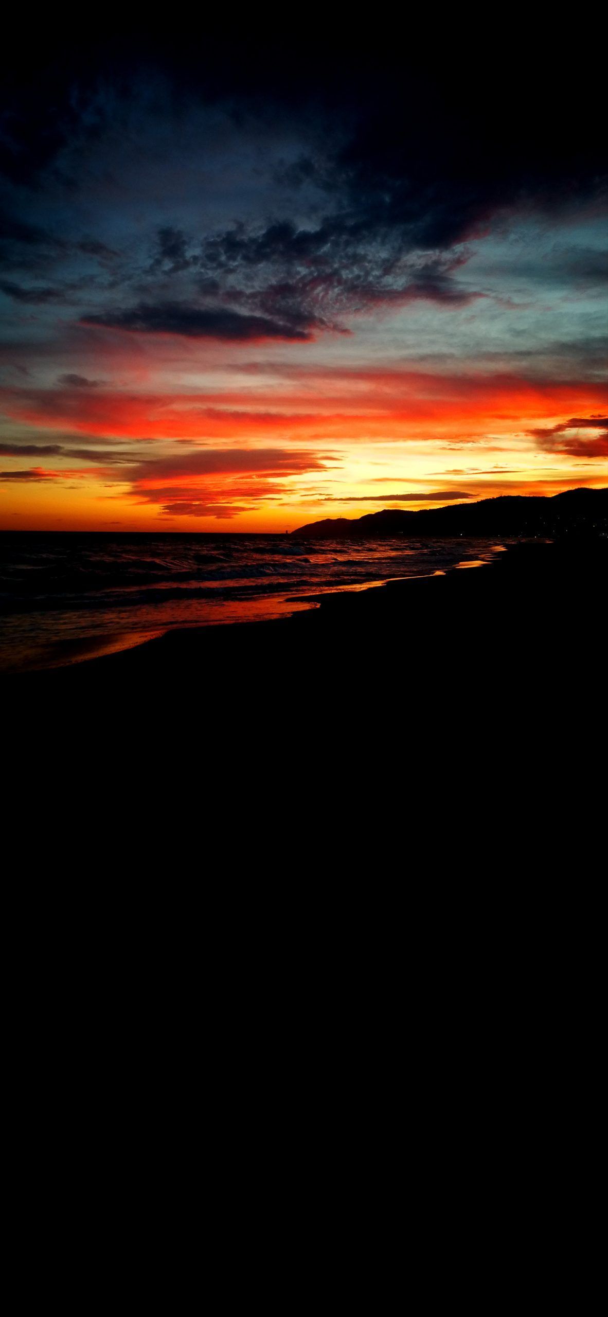 Seashore At Sunset. Sunset nature, Wallpaper, Sunset