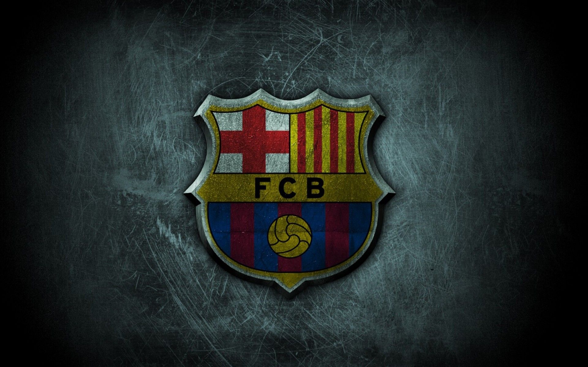 FC Barcelona Grunge Logo