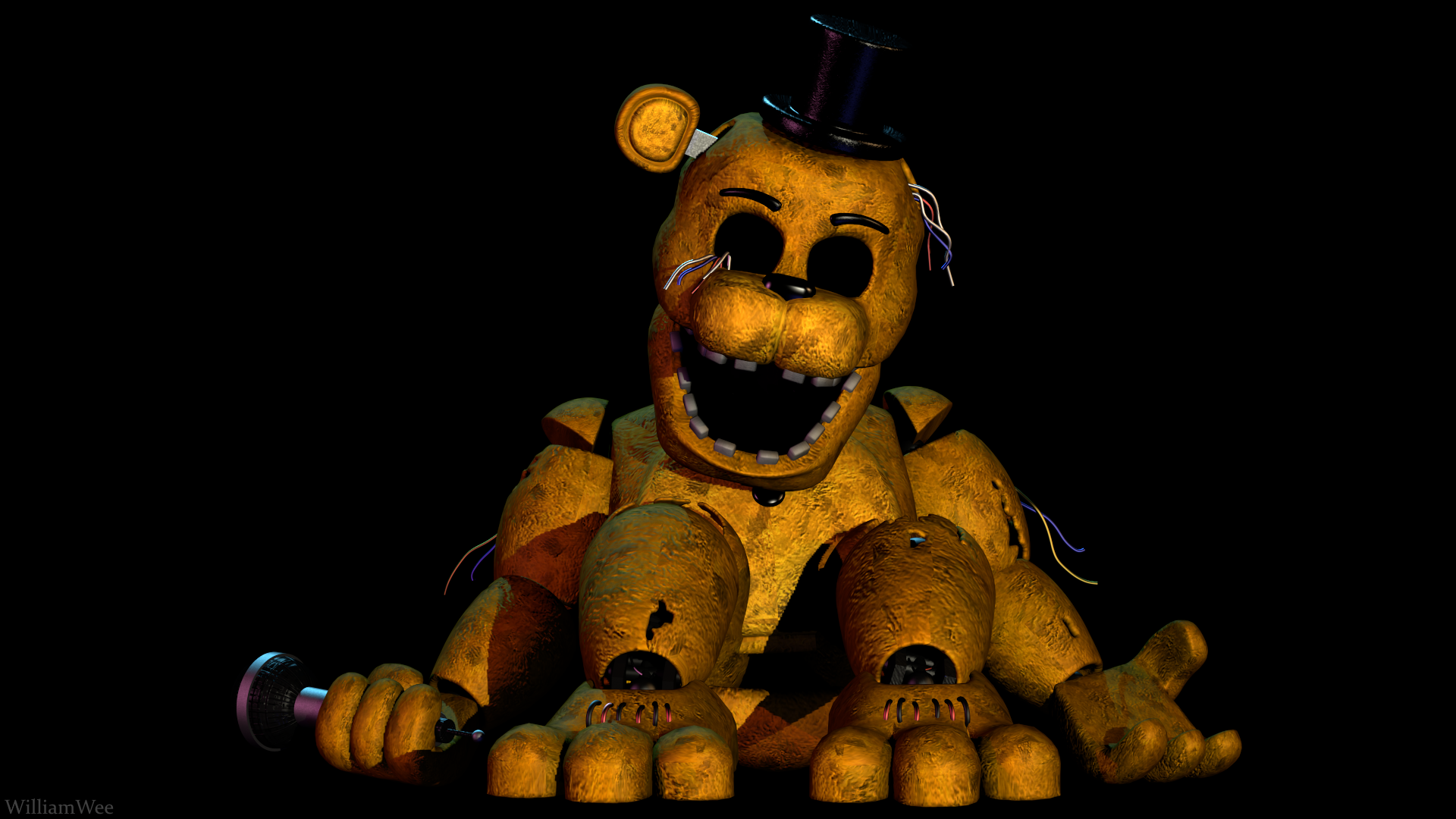 Withered Golden Freddy Wallpapers - Wallpaper Cave