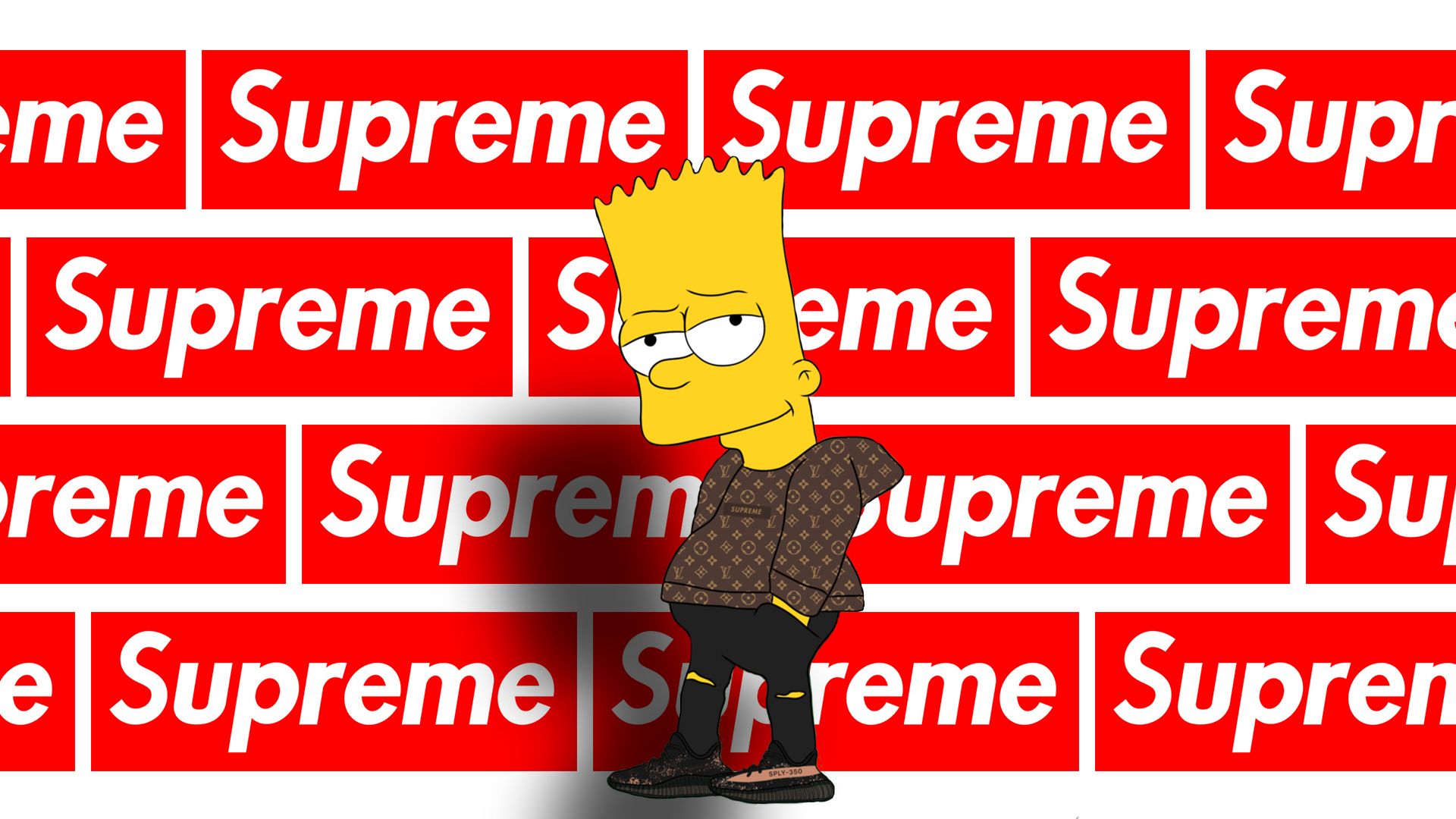 Supreme Bart Wallpaper Free Supreme Bart Background
