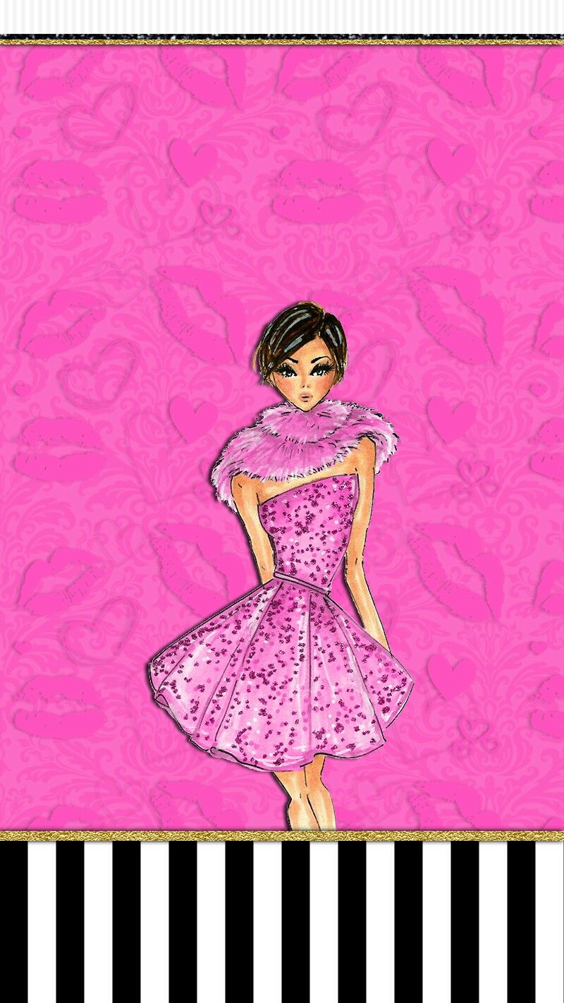 Pink Cute Girly iPhone Wallpaper 3D iPhone Wallpaper