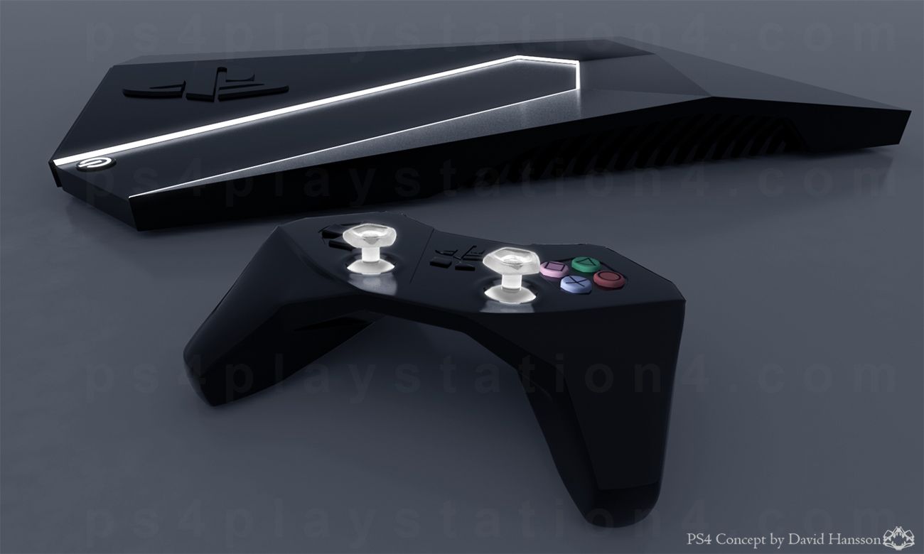 PS4 Console Concept and Controller Design