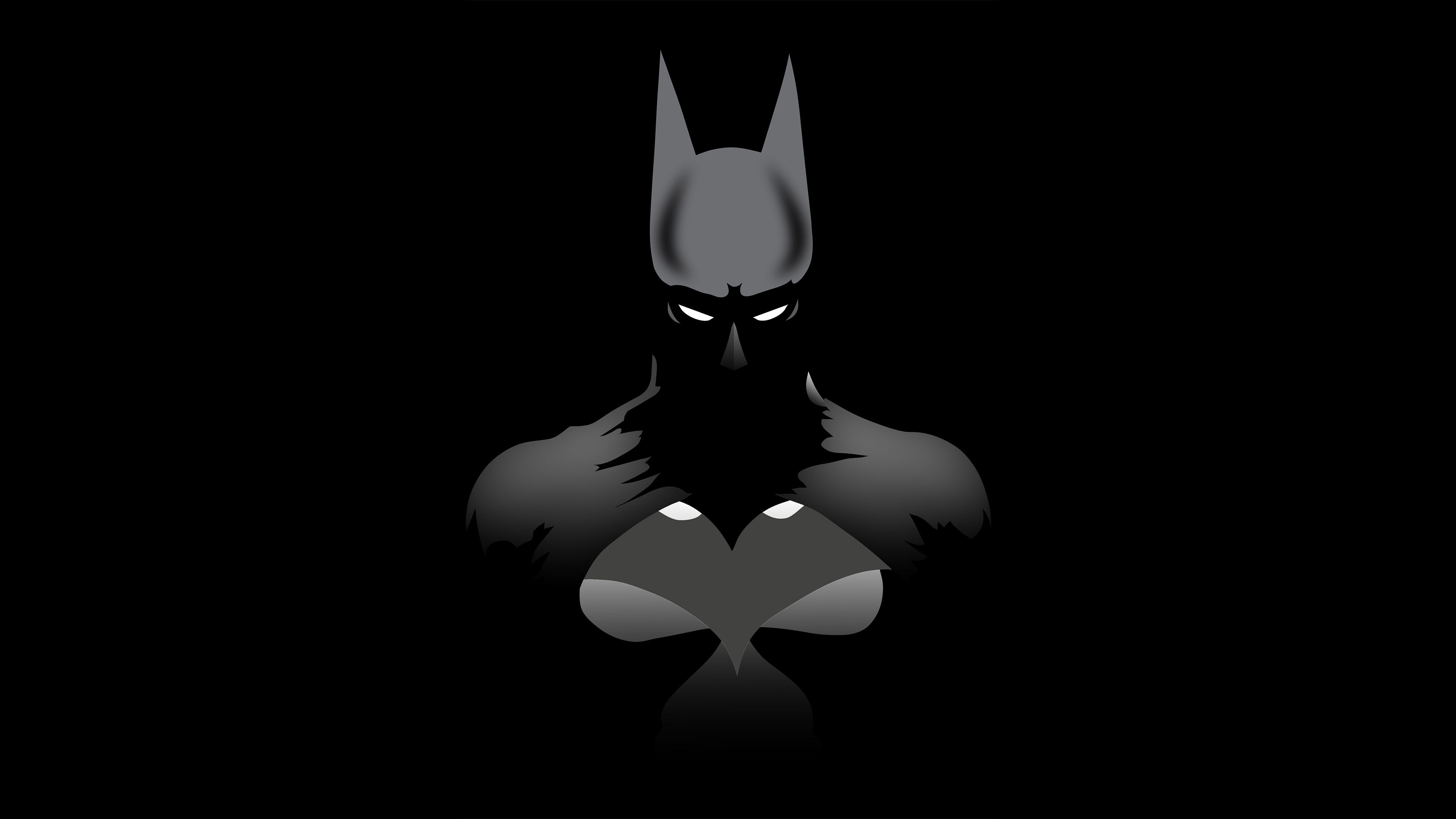 Dark Knight Minimalism 4k, HD Superheroes, 4k Wallpaper, Image, Background, Photo and Picture