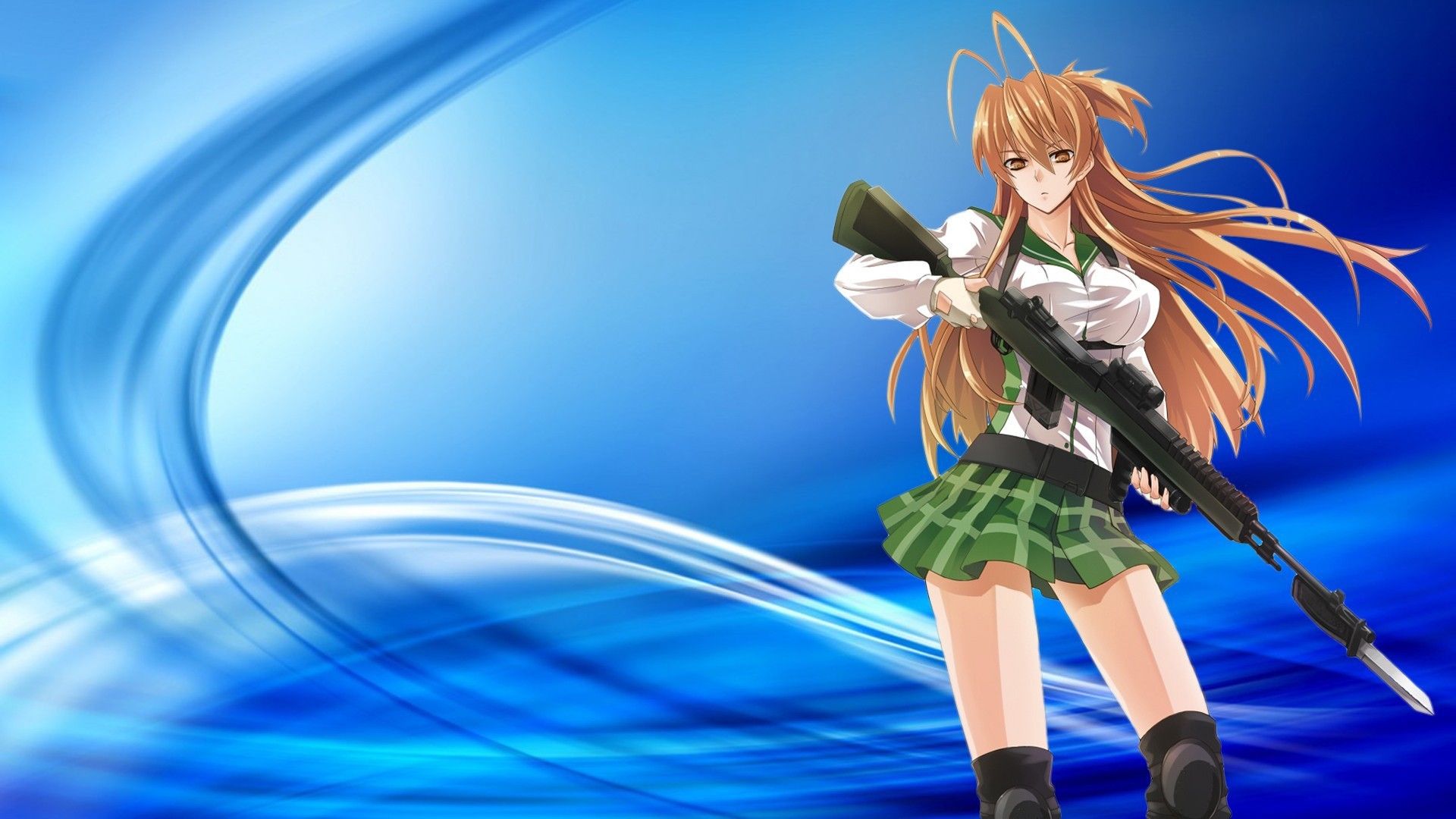 Sniper anime Highschool DxD Desktop wallpaper 1920x1080