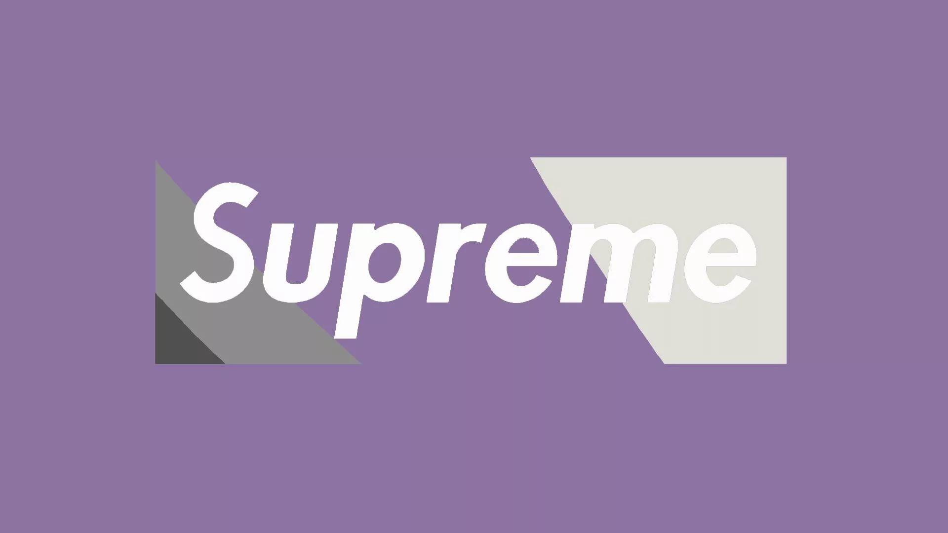 Supreme Purple Box Logo Wallpaper