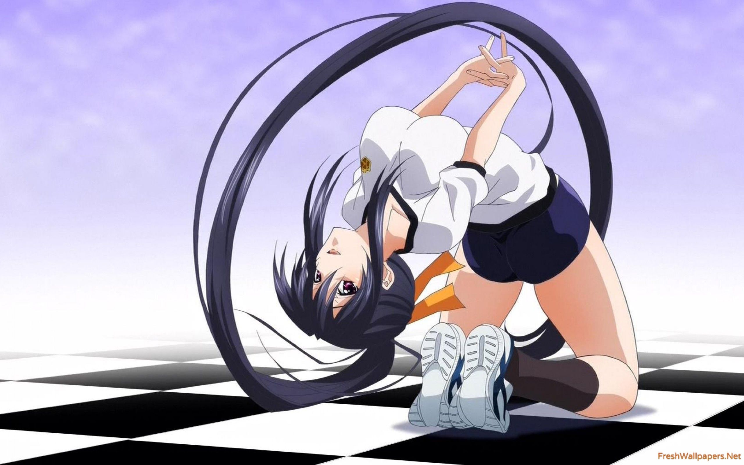 Akeno Himejima School DxD wallpaper