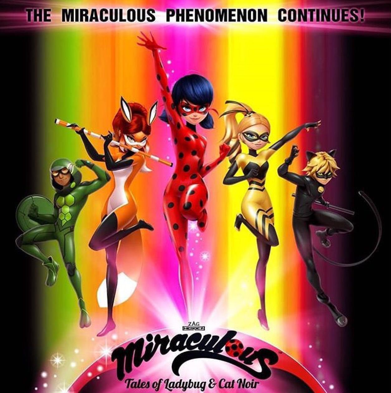 Miraculous Ladybug, Chat Noir, Rena Rouge, Carapace & Queen B. Miraculous ladybug comic, Miraculous ladybug anime, Miraculous ladybug funny