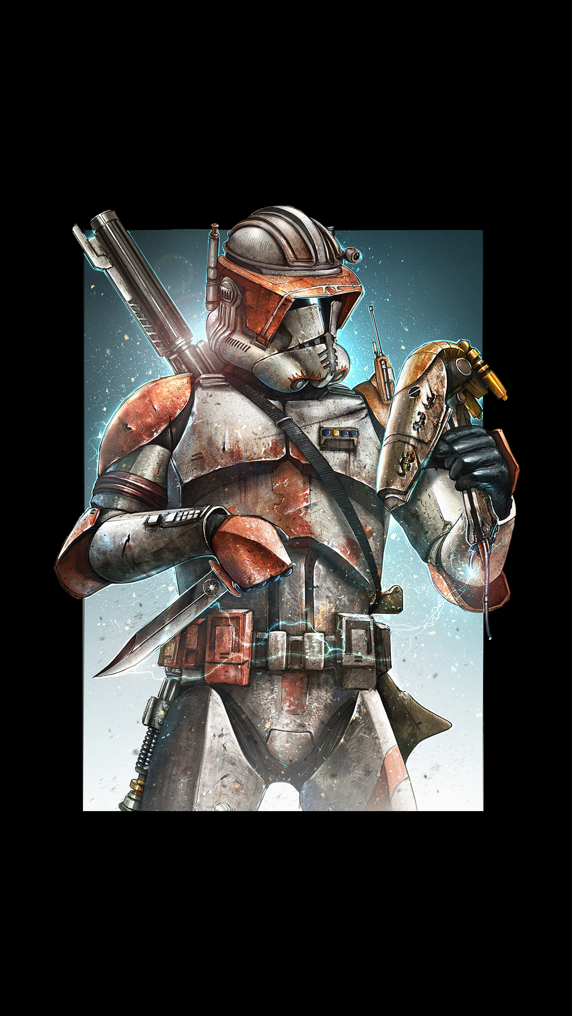 The Mandalorian phone wallpaper
