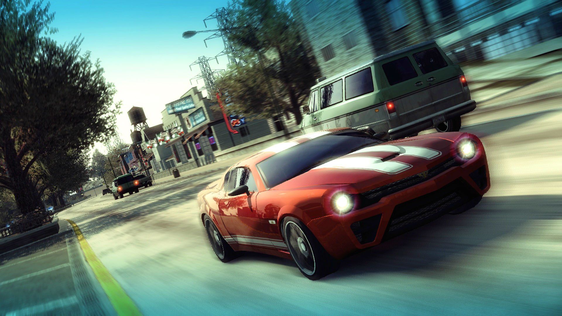 burnout, Paradise, Racing, Action, Race, Game, Video Wallpaper HD / Desktop and Mobile Background