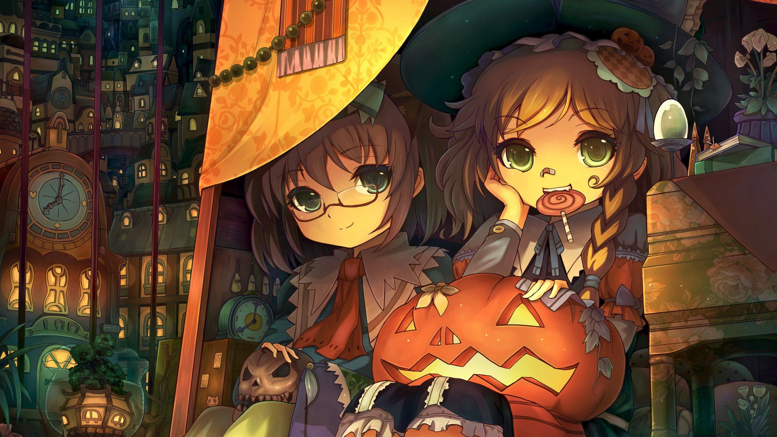 Free download Cute Halloween Background Anime Free Wallpaper Background [ 2560x1440] for your Desktop, Mobile & Tablet. Explore Gambar HD Anime Halloween Wallpaper. Halloween Anime Wallpaper, Anime Halloween Wallpaper, HD Halloween Wallpaper