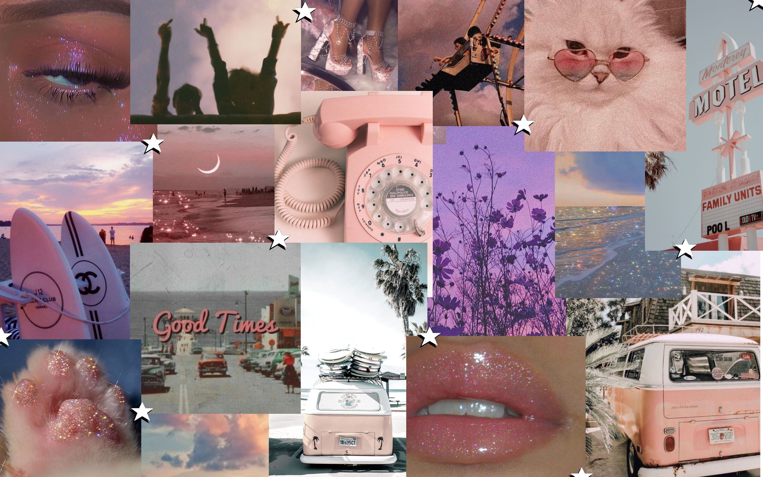 Aesthetic Screensaver Collage Pink. Screen savers, iPhone wallpaper, Pink