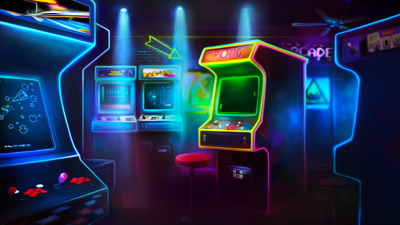 Neon Games Wallpapers - Wallpaper Cave