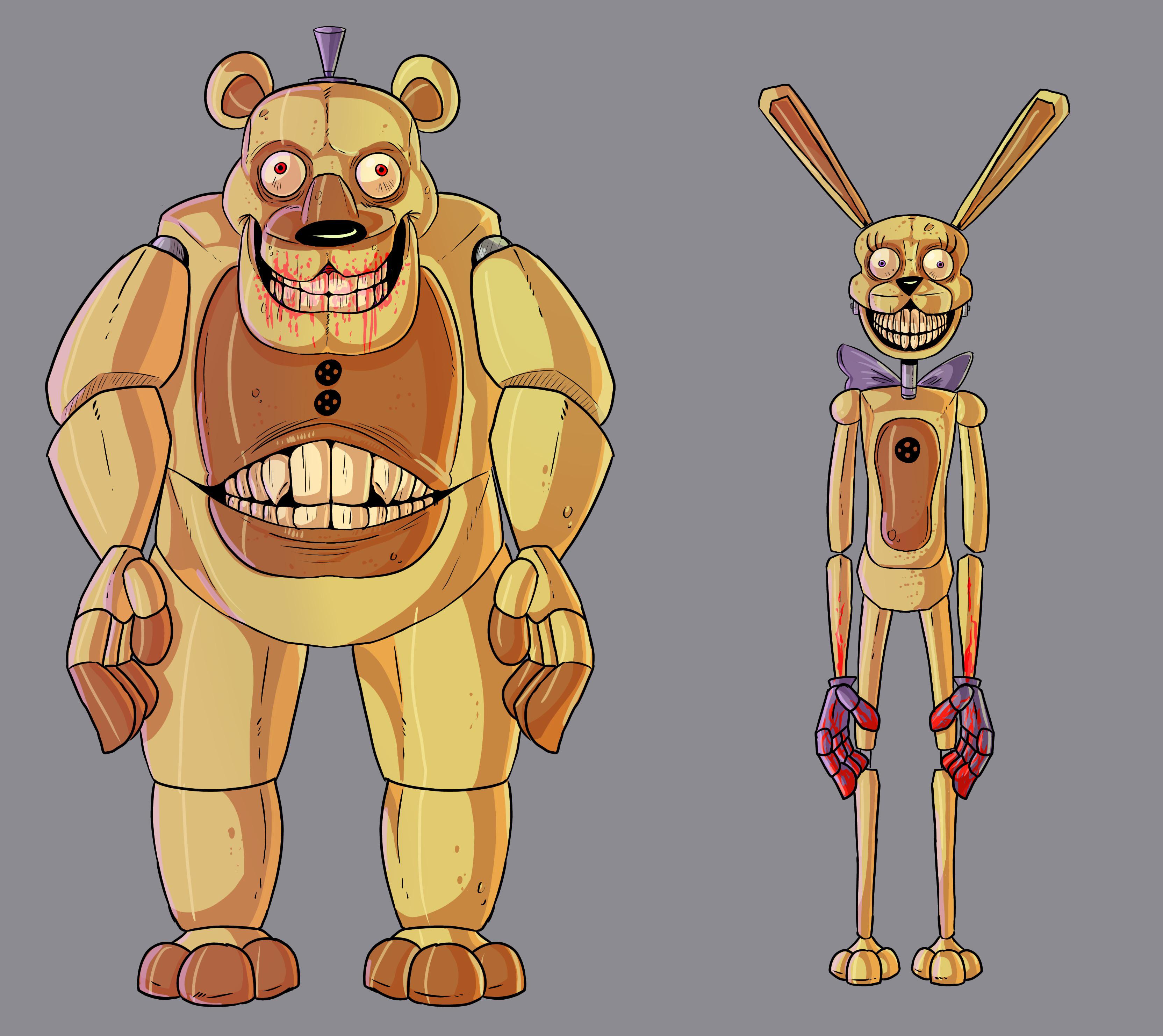 How To Draw Spring Bonnie Into The Pit : This is me making a spring