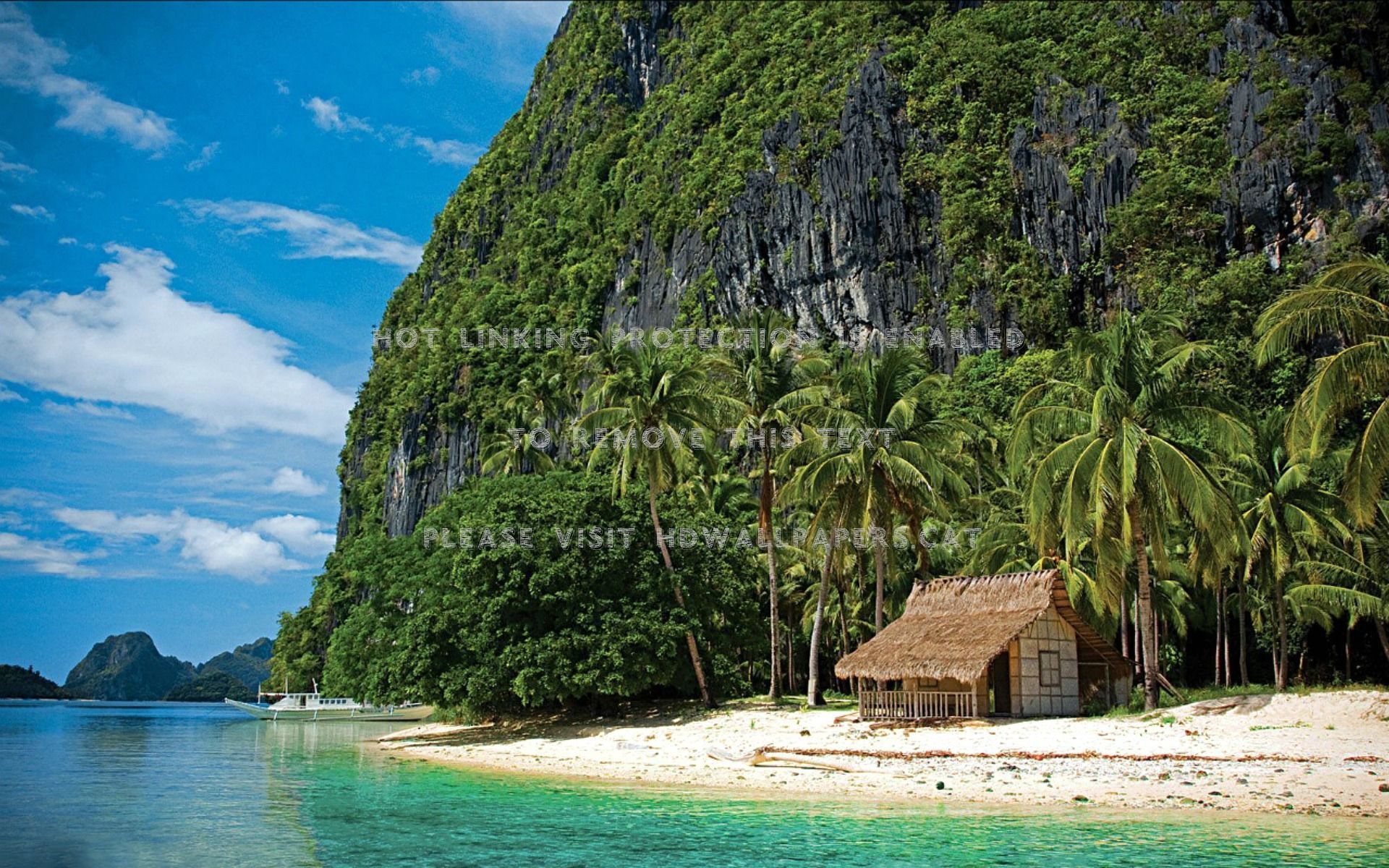 paradise in the philippines beach nature