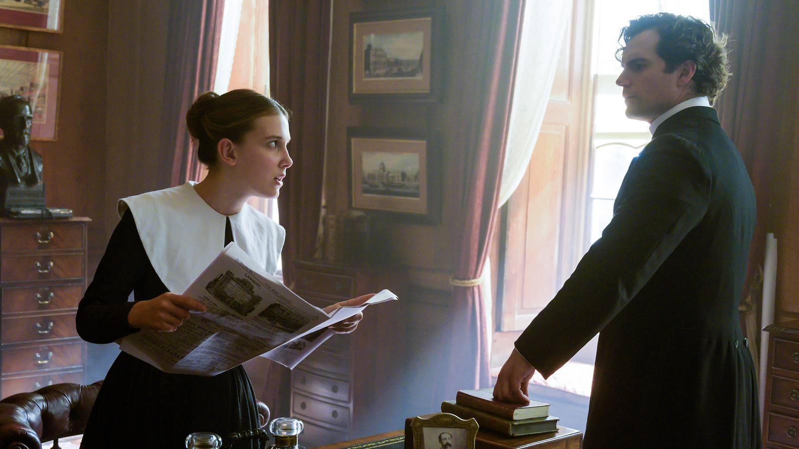 First Look: Stranger Things' Millie Bobby Brown Plays Sherlock Holmes' Teen Sister In Enola Holmes