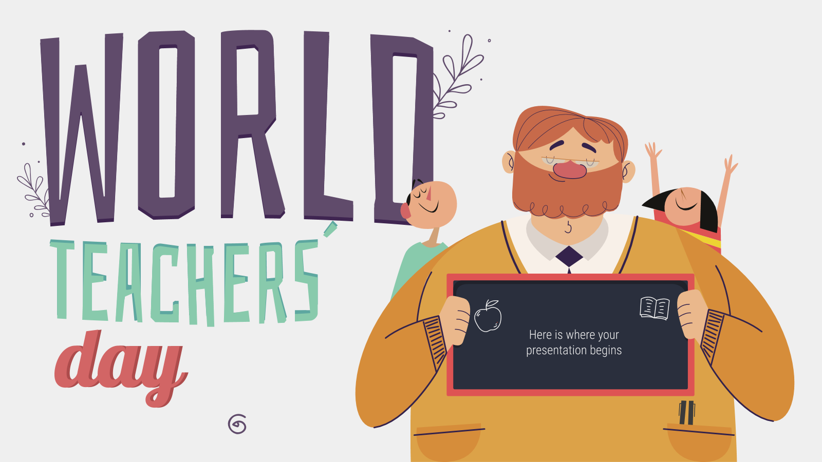 World Teachers' Day Google Slides and PowerPoint