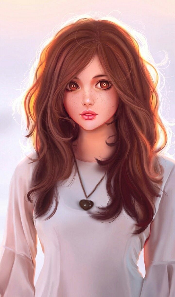 Beautiful Girl Cartoon Wallpapers Wallpaper Cave