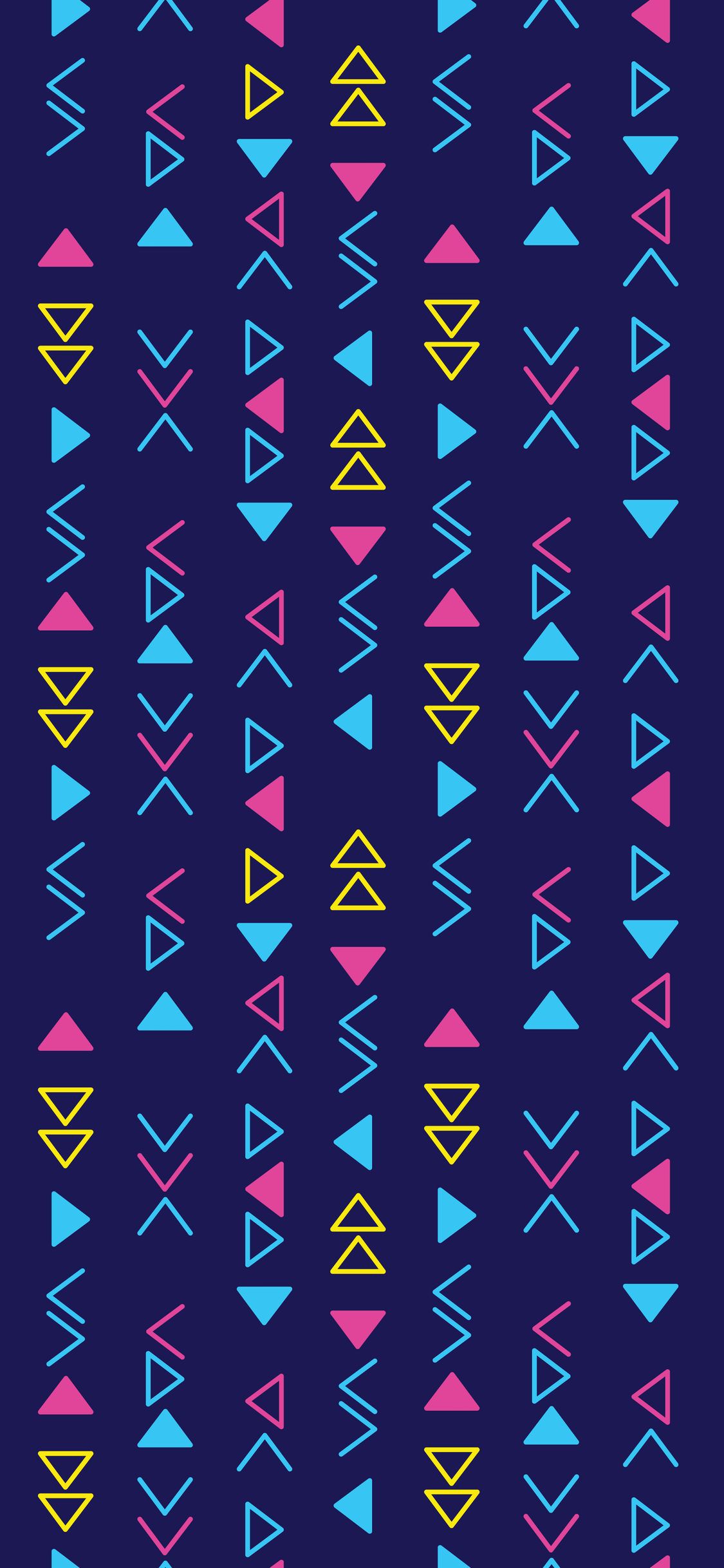Memphis Styled Wallpaper For iPhone, iPad, Mac, And Watch