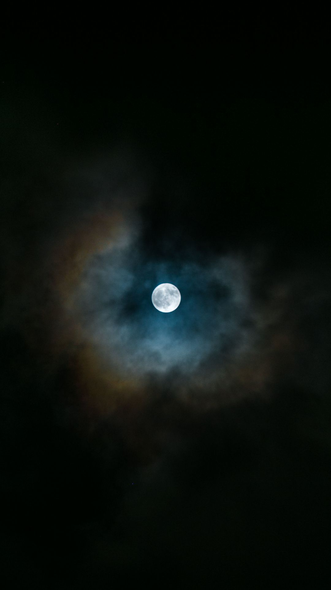 Full moon, dark, night, clouds, 1080x1920 wallpaper. Beauty landscapes, Beautiful nature, Wallpaper