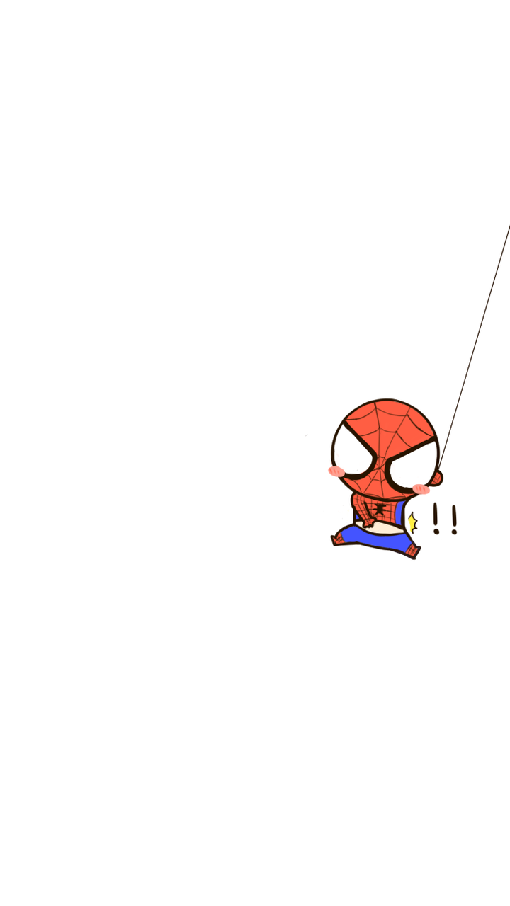 peter parker, kawaii, spidey and background
