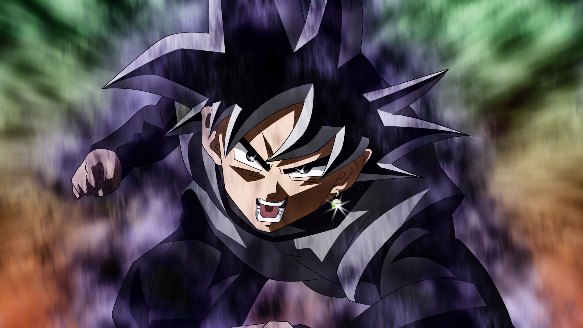 SSG Goku vs Goku Black