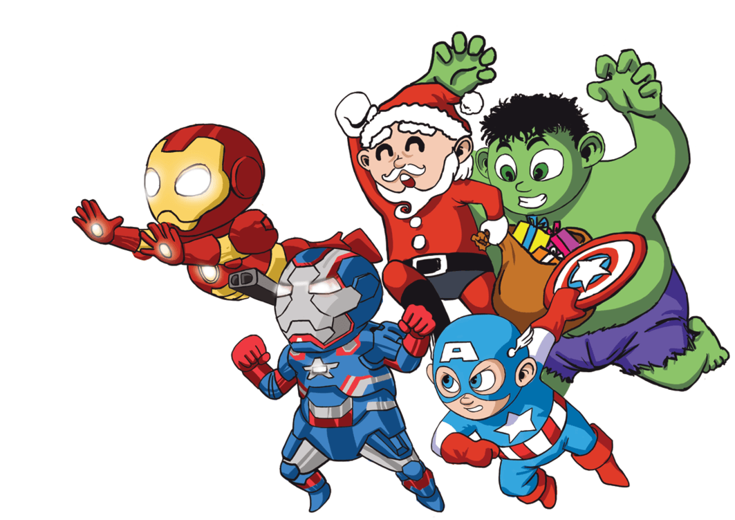 Kawaii Cute Avengers Cartoon Wallpaper