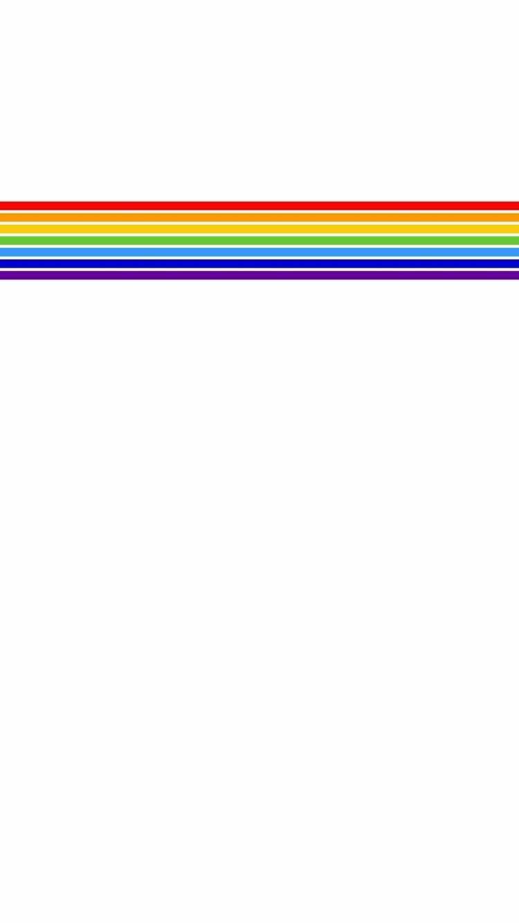 iPhone and Android Wallpaper: Rainbow Pride Stripe Wallpaper for iPhone and Android