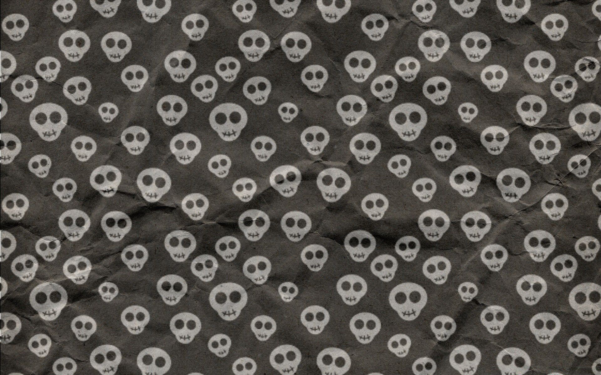 Cute Skulls Wrapping Paper
