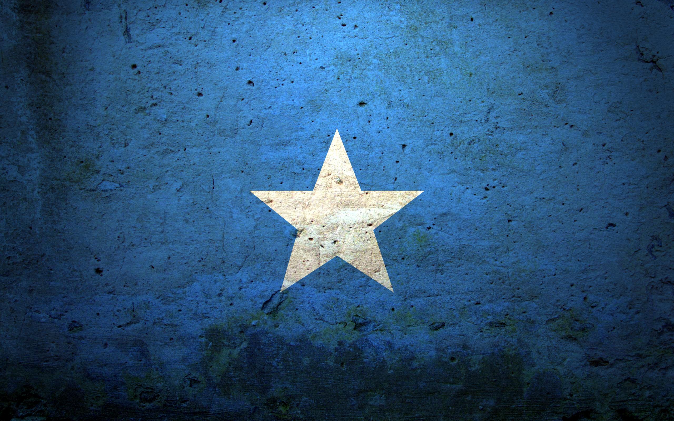 Bonnie Blue Flag of Somalia but it's a Captain America wallpaper I've had on my computer for four years