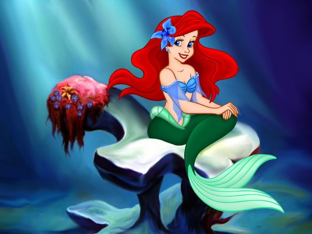 Walt Disney Wallpaper Ariel Little Mermaid Wallpaper