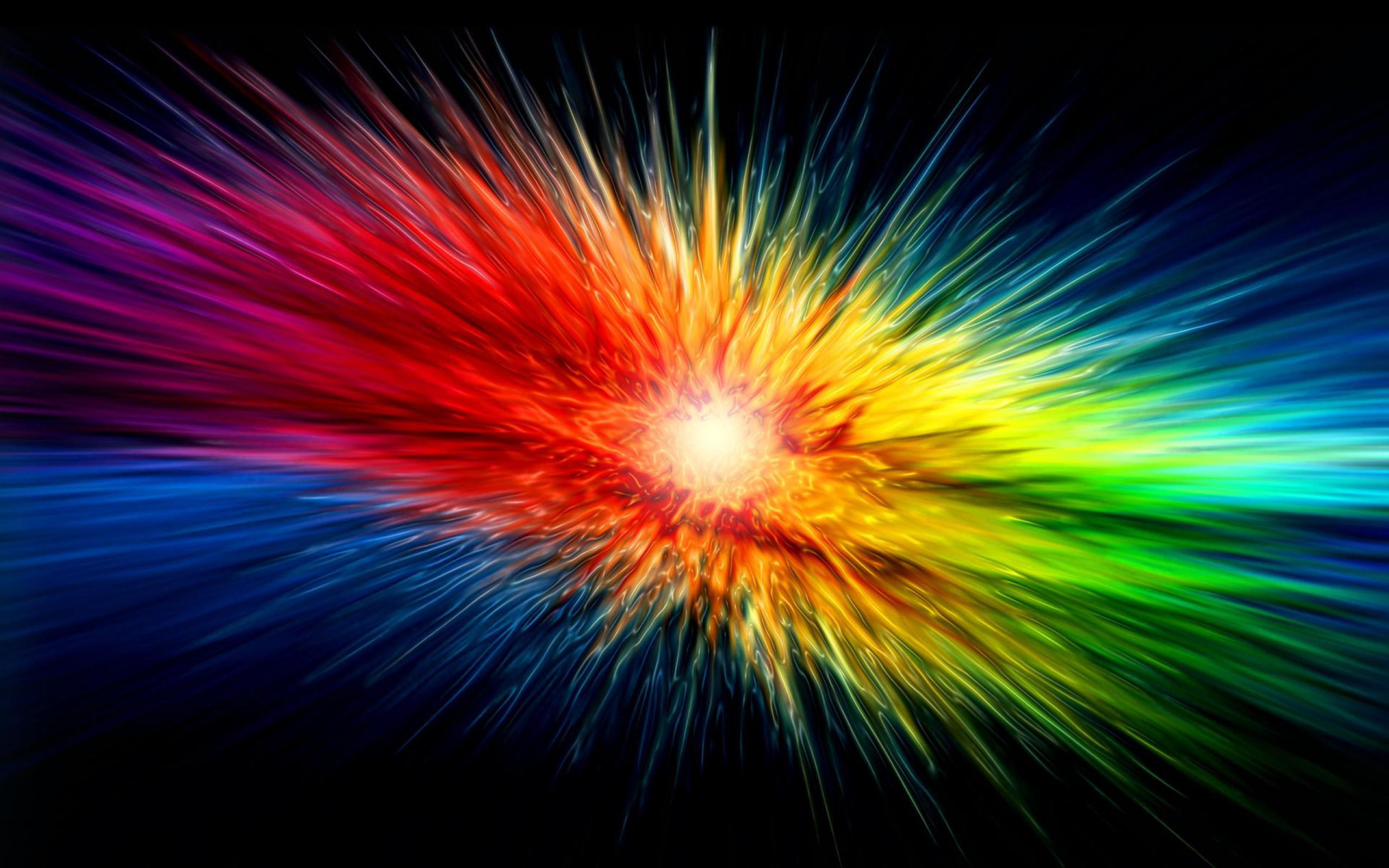 The explosion of color Wallpaper