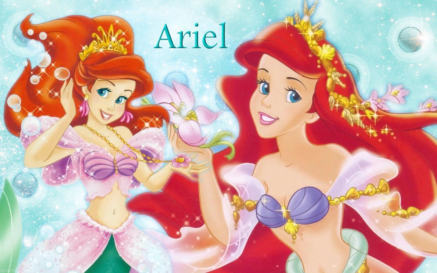 The little Mermaid Ariel wallpaper 1440x900