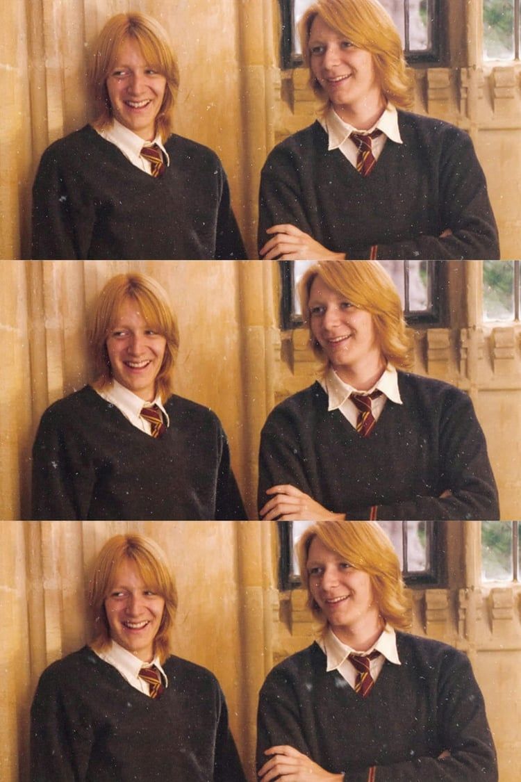 Fred and George Weasley. Fred and george weasley, Weasley twins, Harry potter characters