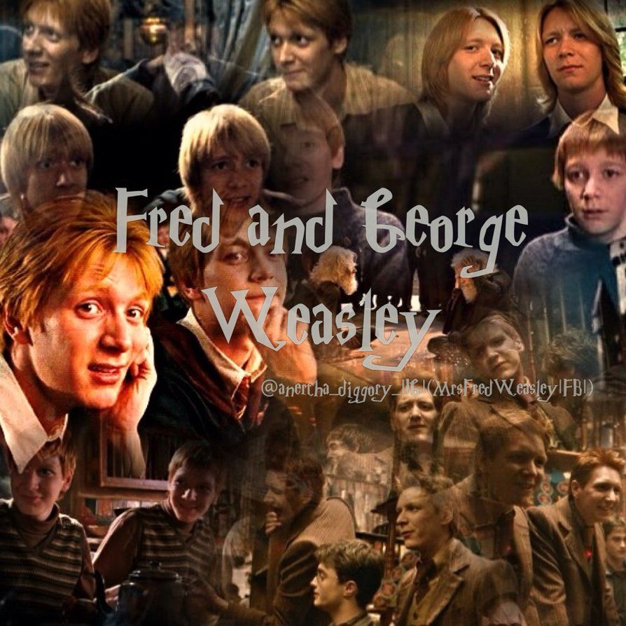 Fred and George Weasley Aesthetic iPhone Wallpaper now available on my