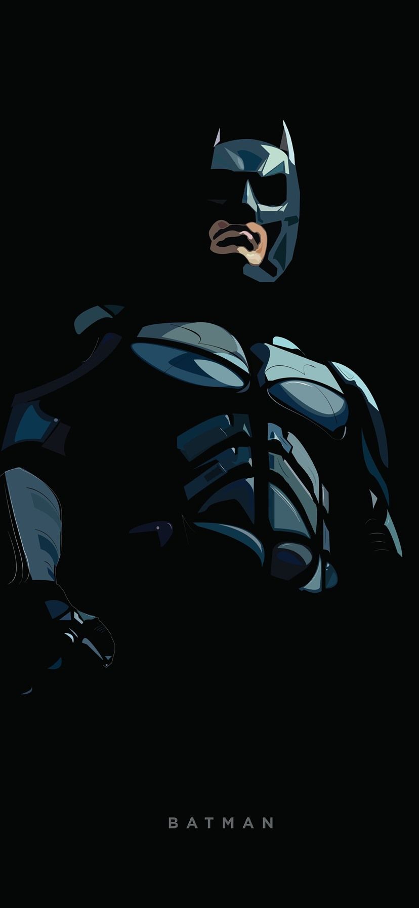 Wallpaper Batman, superhero, art picture, black background 7680x4320 UHD 8K Picture, Image